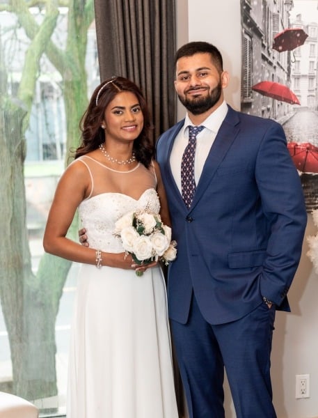 Toronto Wedding Chapel Ceremony for Anjana and Stanwin