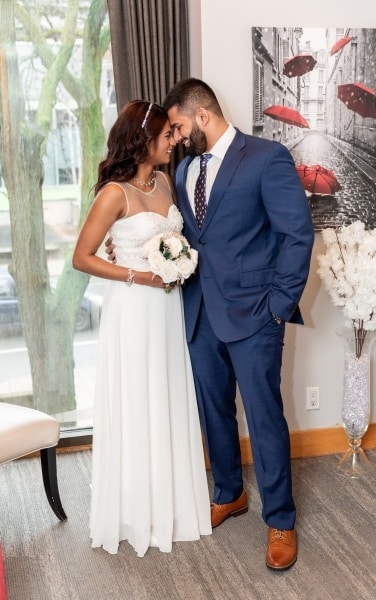 Toronto Wedding Chapel Ceremony for Anjana and Stanwin