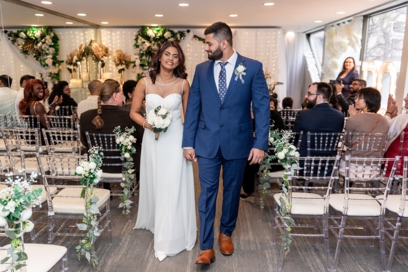 Toronto Wedding Chapel Ceremony for Anjana and Stanwin