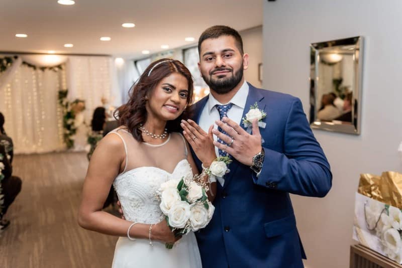 Toronto Wedding Chapel Ceremony for Anjana and Stanwin