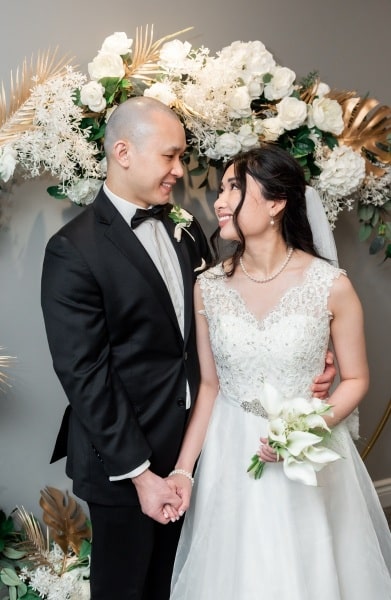 Toronto Wedding Chapel Bride and Groom