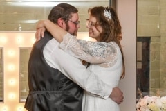 Bride and Groom Dancing
