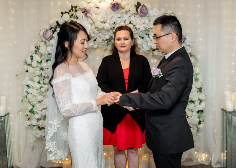 Toronto Wedding Chapel Bride and Groom