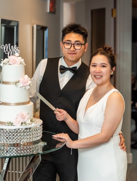 Cutting the Wedding Cake