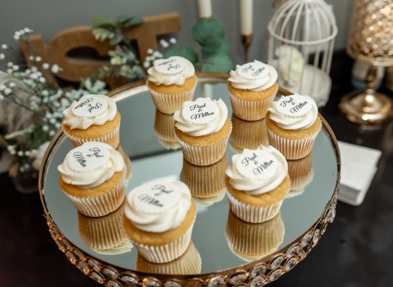 Wedding cupcakes