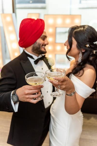 Toronto Wedding Chapel Bride Toast