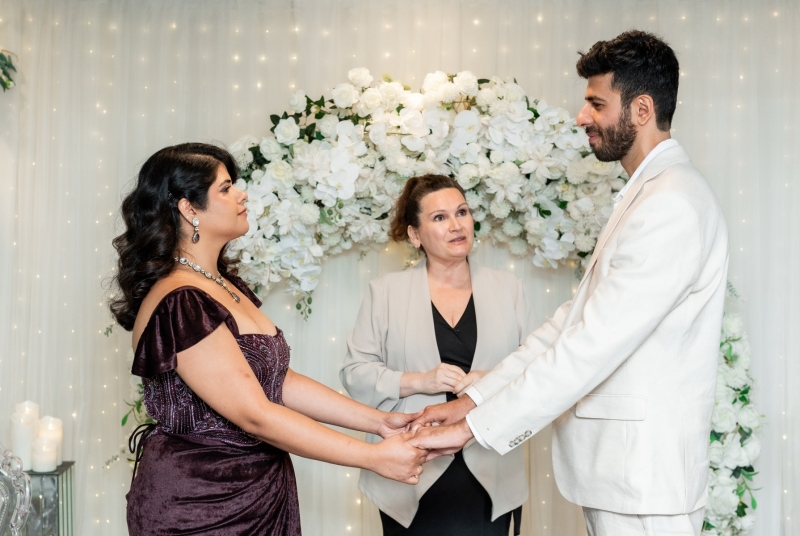 Toronto Wedding Chapel Bride and Groom
